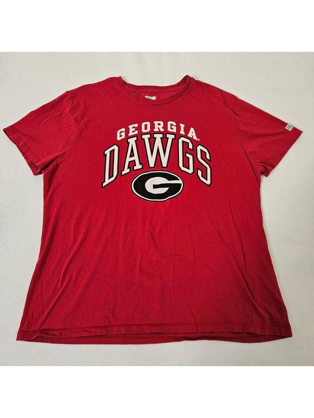 Georgia Bulldogs Dawgs T Shirt Mens XL Red NCAA UGA Graphic